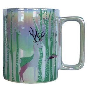 Starbucks Woodland Forest Deer Pearl Iridescent Coffee Tea Mug Cup 14 oz 2020